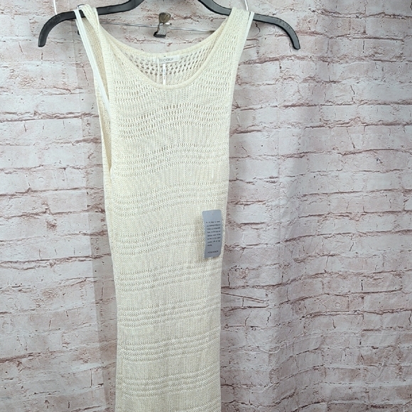 Nordstrom Dresses & Skirts - Nordstrom Cream Sleeveless Midi Dress Medium New Nwt